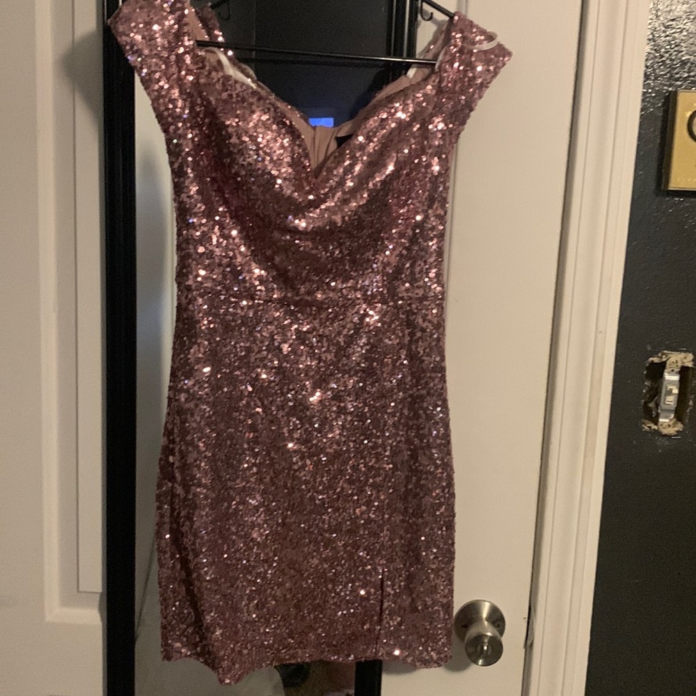 Sequin mini dress